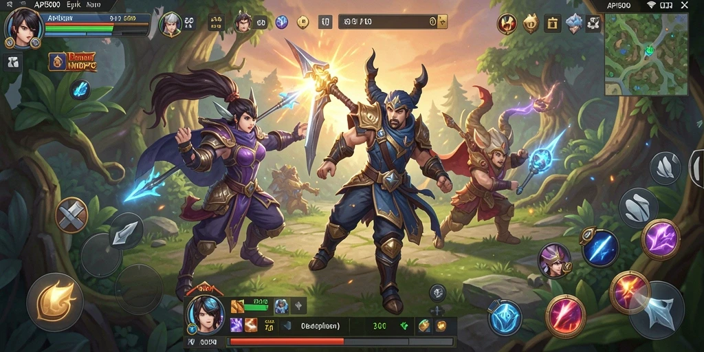Screenshot gameplay API5000 yang menampilkan petualangan seru di dunia MMORPG.