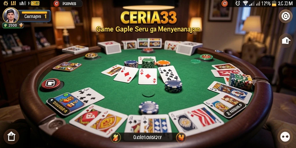 Gameplay CERIA33 yang seru dan menarik dalam permainan Gaple.