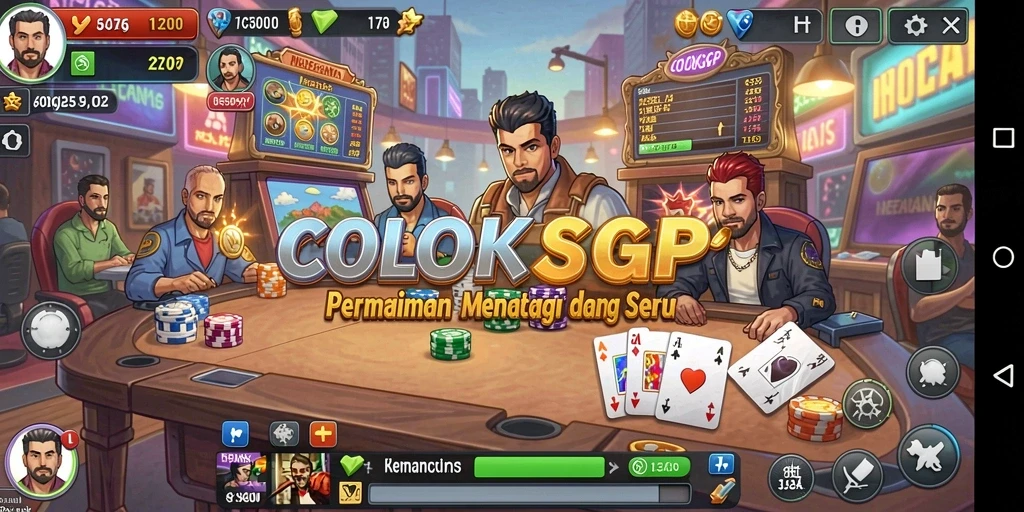 Tampilan seru dari gameplay COLOKSGP yang penuh strategi.