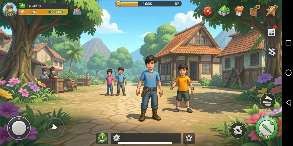 Tampilan gameplay D06 yang realistis dan interaktif.