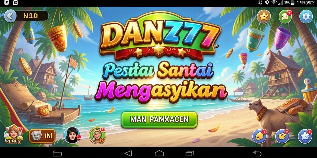 Tangkapan layar gameplay dari DAN777 yang penuh warna dan seru.