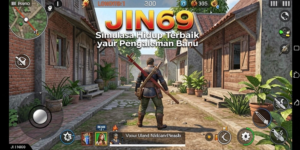Tampilan seru gameplay JIN69 dalam dunia simulasi interaktif.