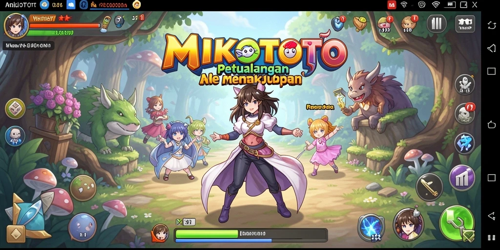 Tampilan gameplay MIKOTOTO yang mengesankan dan penuh aksi.