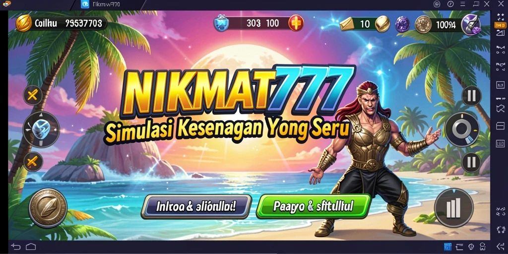 Tampilan gameplay yang menarik dan interaktif dari NIKMAT777.