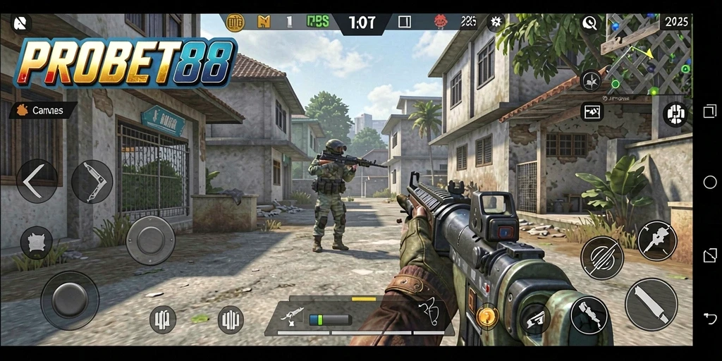 Gameplay seru dan mendebarkan dari PROBET88 dalam aksi TPS.
