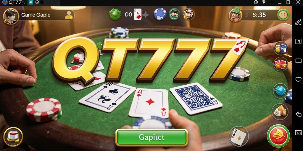 Tampilan gameplay QT777 yang menarik dan seru.