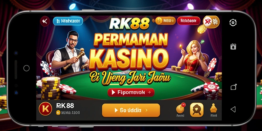 Gameplay Kasino yang mendebarkan dan penuh warna di RK88.