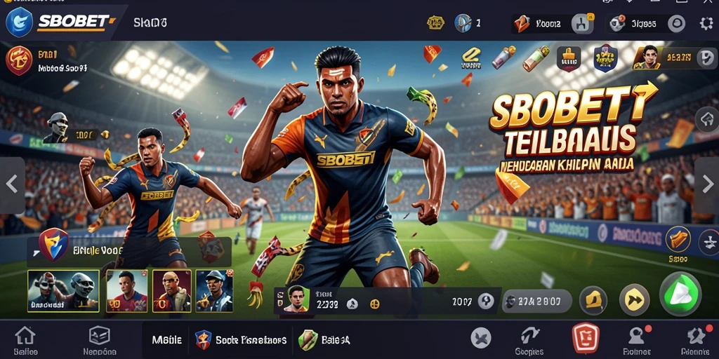 Tampilan antarmuka SBOBET yang user-friendly dan efisien.