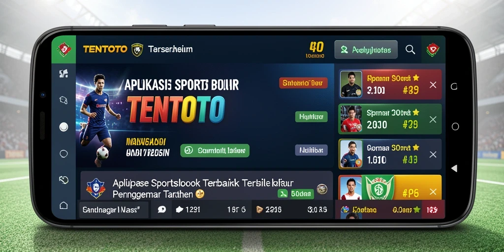 Tampilan gameplay TENTOTO yang menarik dan informatif untuk taruhan olahraga.