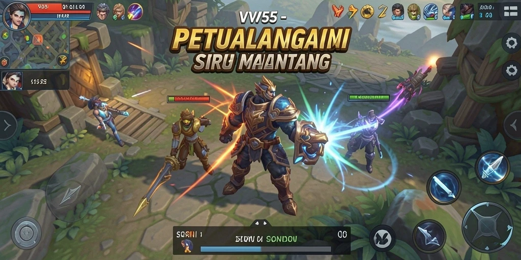 Tampilan gameplay menarik dari game SLG VV55.