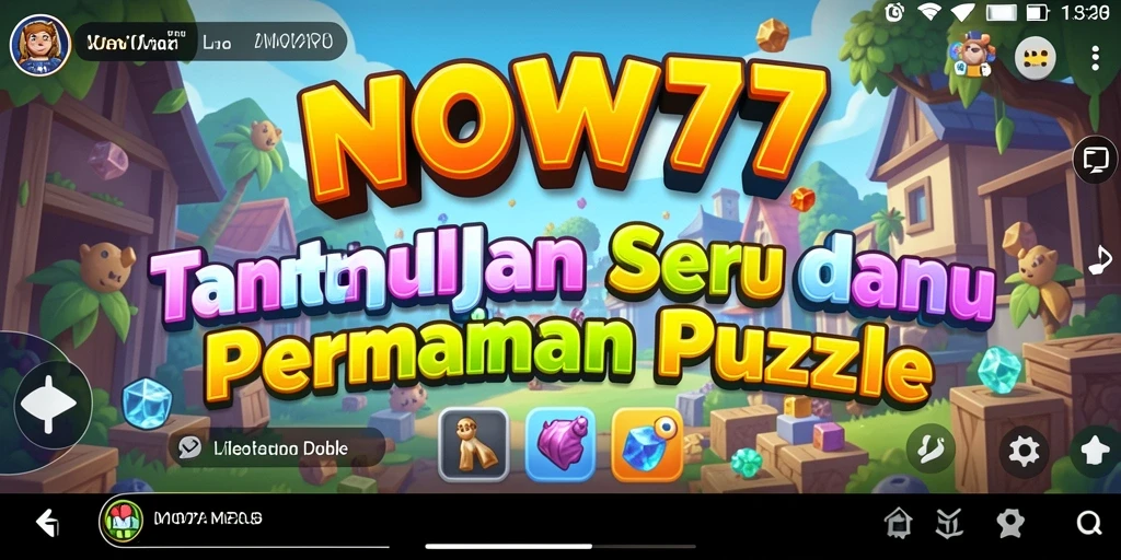 Gameplay seru dari WOW77 dalam menyelesaikan teka-teki Puzzle.