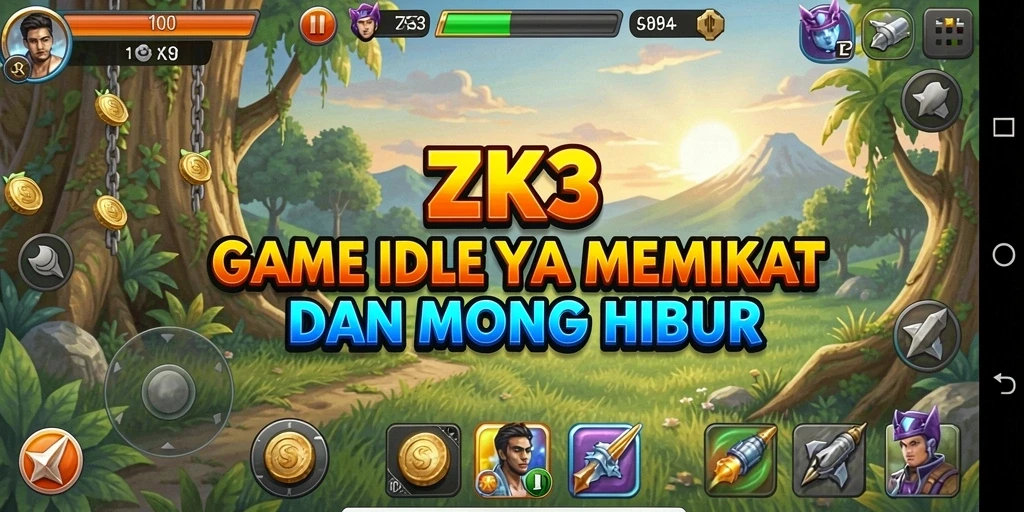 Tampilan gameplay ZK3 yang menarik dan interaktif.